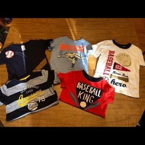 2T Baseball T-Shirts